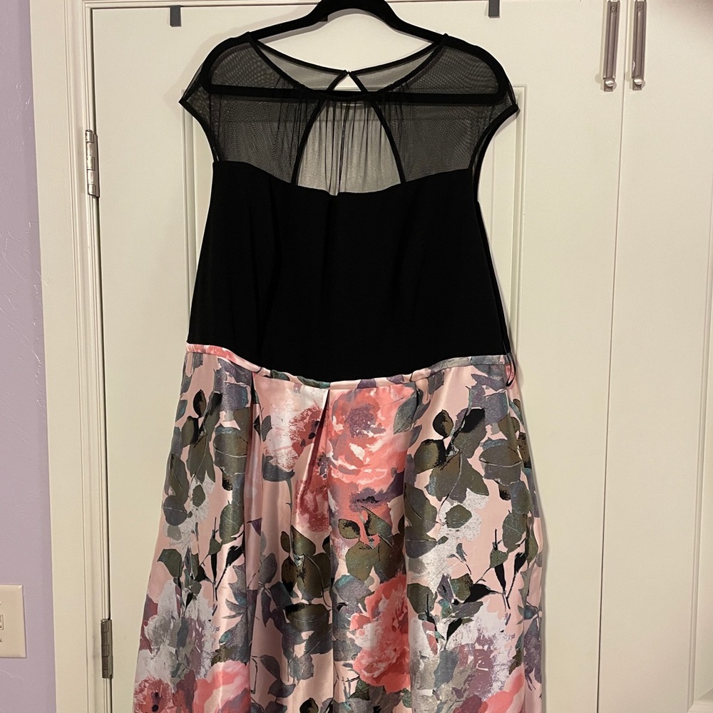Floor length formal gown with pockets